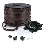TheLAShop 500ft Electrical Zip-Cord Wire 18-AWG SPT-1 with Plugs & End Caps Image