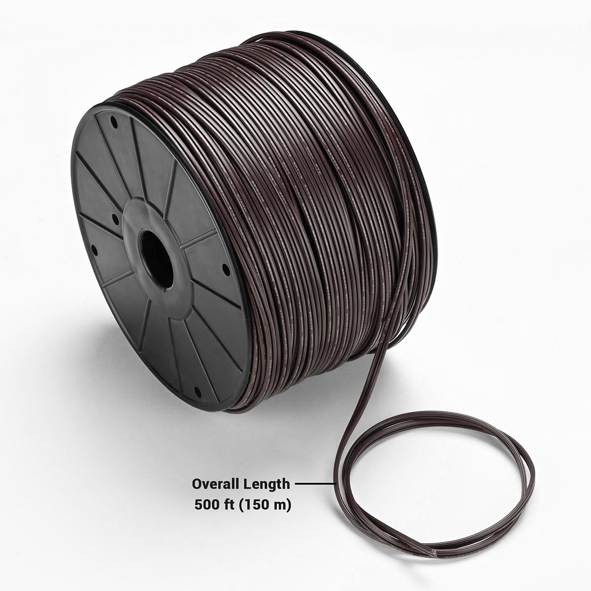 TheLAShop 500ft Electrical Zip-Cord Wire 18-AWG SPT-1 with Plugs & End