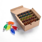 TheLAShop Faceted C9 LED Christmas Light Bulbs 25ct/pk Image