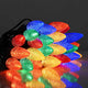 TheLAShop Faceted C9 LED Christmas Light Bulbs 25ct/pk, RGB Image