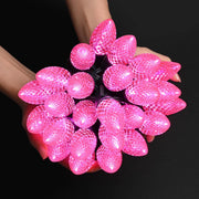 TheLAShop Faceted C9 LED Christmas Light Bulbs 25ct/pk Image