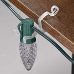 TheLAShop Christmas Light Clips, Stakes, End Caps for C7 C9 100ct/pk Image