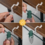 TheLAShop Christmas Light Clips, Stakes, End Caps for C7 C9 100ct/pk Image