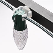 TheLAShop Christmas Light Clips, Stakes, End Caps for C7 C9 100ct/pk, Magnetic Clips Image