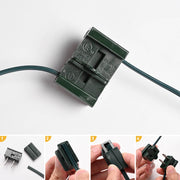 TheLAShop 100ft C9 Christmas Light Stringer for Pathway with Stakes Plugs Image