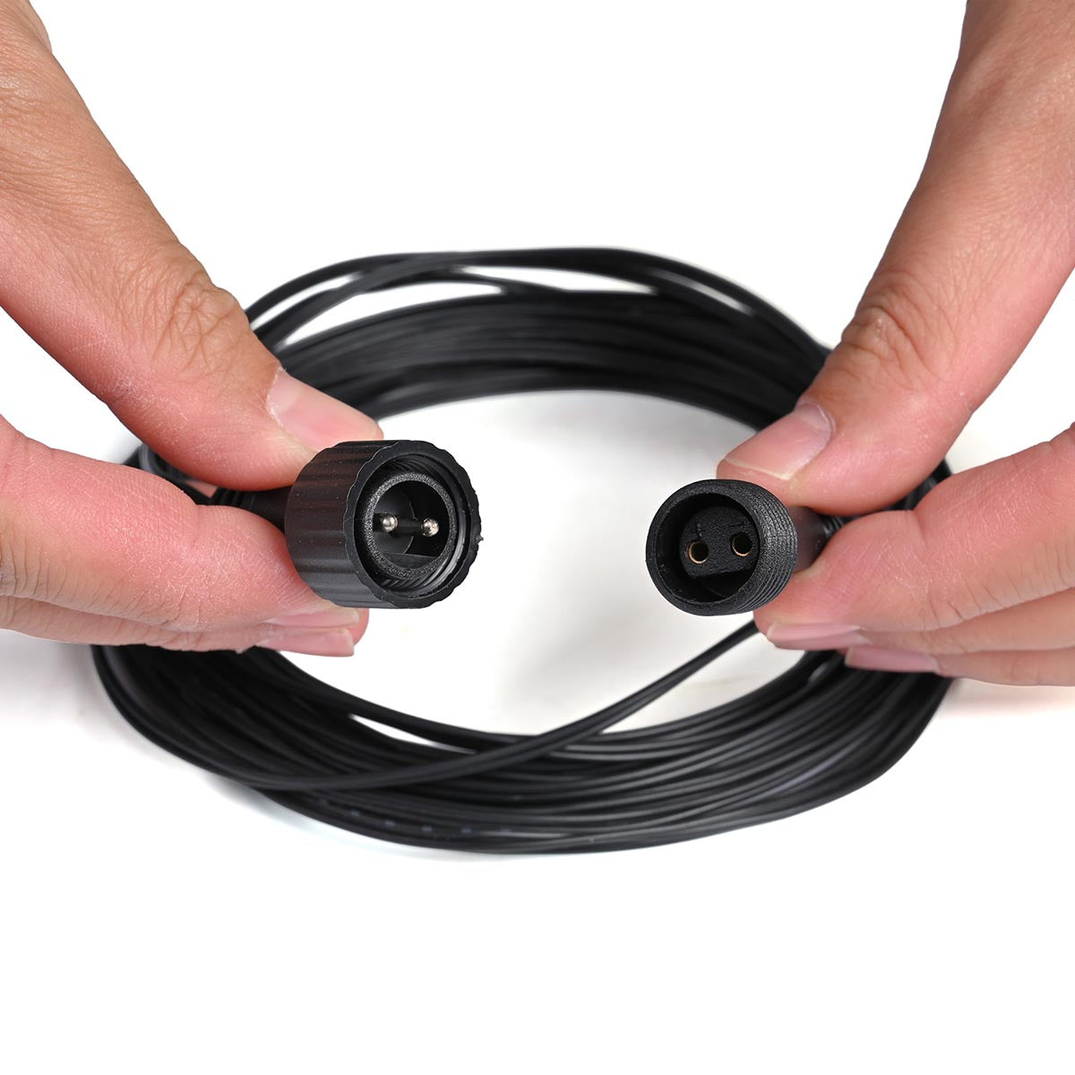 String Extension TheLAShop Outdoor String Light Extension Cord 20ft 120V