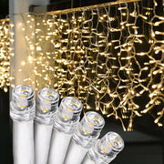 TheLAShop LED Icicle Lights Outdoor 120V - 9000 5MM LEDs, 29.5ft, 10Strands Image