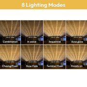 TheLAShop LED Icicle Lights Outdoor 120V - 9000 5MM LEDs, 29.5ft, 10Strands Image