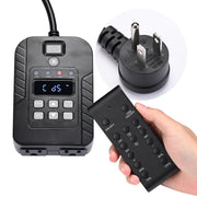 TheLAShop Dimmer & Timer with Remote Dusk-to-Dawn Outdoor Lighting Control Image