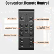 TheLAShop Dimmer & Timer with Remote Dusk-to-Dawn Outdoor Lighting Control Image