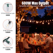 TheLAShop Dimmer & Timer with Remote Dusk-to-Dawn Outdoor Lighting Control Image
