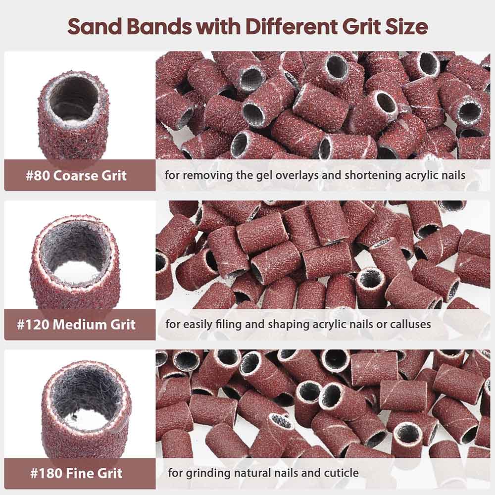 Nail File Drill Bits Set with Sanding Bands for Rotary Tool | Resin To |  MiniatureSweet | Kawaii Resin Crafts | Decoden Cabochons Supplies | Jewelry  Making