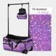 TheLAShop 28" Rolling Duffle Dance Bag with Garment Rack Travel Case, FA Amethyst Image