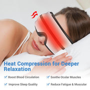 TheLAShop Eye Massager with Heat Bluetooth Speaker Rechargeable Image