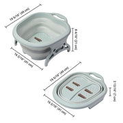 TheLAShop Collapsible Foot Bath Basin Soaking Tub Image