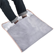 TheLAShop Electric Foot Warmer Heating Pad 22x20" Gray Image