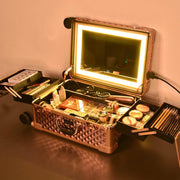 TheLAShop Artist Studio Rolling Makeup Travel Vanity Case w/ Light 15x10x23"
