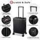 TheLAShop 24" Artist Studio Rolling Makeup Travel Vanity Case with Light Image