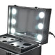 TheLAShop Pro Artist Rolling Makeup Case w/ Tact Switch Lights & Mirror Image