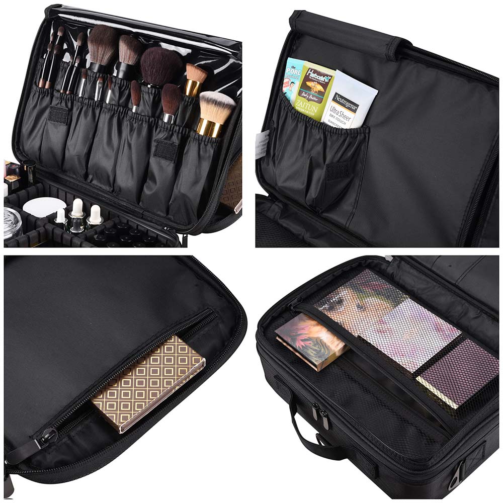 Clear Makeup Bag Organizer, Make up Bag Cosmetic Bag, Toiletry Bag for  Women Mak | eBay