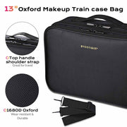 TheLAShop 14in 1200D Oxford Makeup Bag Train Case Organizer Image