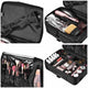 TheLAShop Rolling Hairstylist Travel Bag with Quilted Makeup Train Case