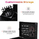 TheLAShop Rolling Makeup Station Hair Nail Workstation Drawers Image