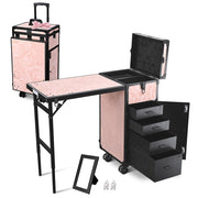 TheLAShop Rolling Makeup Station Hair Nail Workstation Drawers, CB Dusk Image