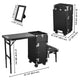 TheLAShop Nail Salon Pedicure Rolling Case Mobile Cart with Stool Drawers Image
