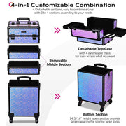 TheLAShop Mermaid Rolling Makeup Case Set(2) Image