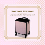 TheLAShop Art Deco Rolling Makeup Case Set(2) Image