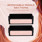 TheLAShop Rolling Makeup Case Set(2) - Mermaid, Rococo, CoyoteButtes, ForgetMeNot, Art Deco Image