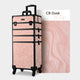 TheLAShop Rolling Makeup Case Set(2) - Mermaid, Rococo, CoyoteButtes, ForgetMeNot, Art Deco Image