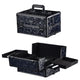 TheLAShop 4 in 1 Rolling Makeup Case on Wheels(4) Cosmetic Case Black Image