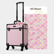 TheLAShop Arc Deco Rolling Cosmetology Makeup Artist Case, AD Bloom Image