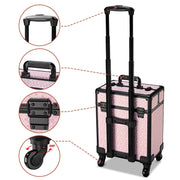 TheLAShop Arc Deco Rolling Cosmetology Makeup Artist Case Image