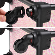 TheLAShop Pro Rolling Makeup Case Set(2) - Mermaid, RCC, CTB, FMN, AD Image