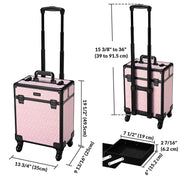 TheLAShop Arc Deco Rolling Cosmetology Makeup Artist Case Image