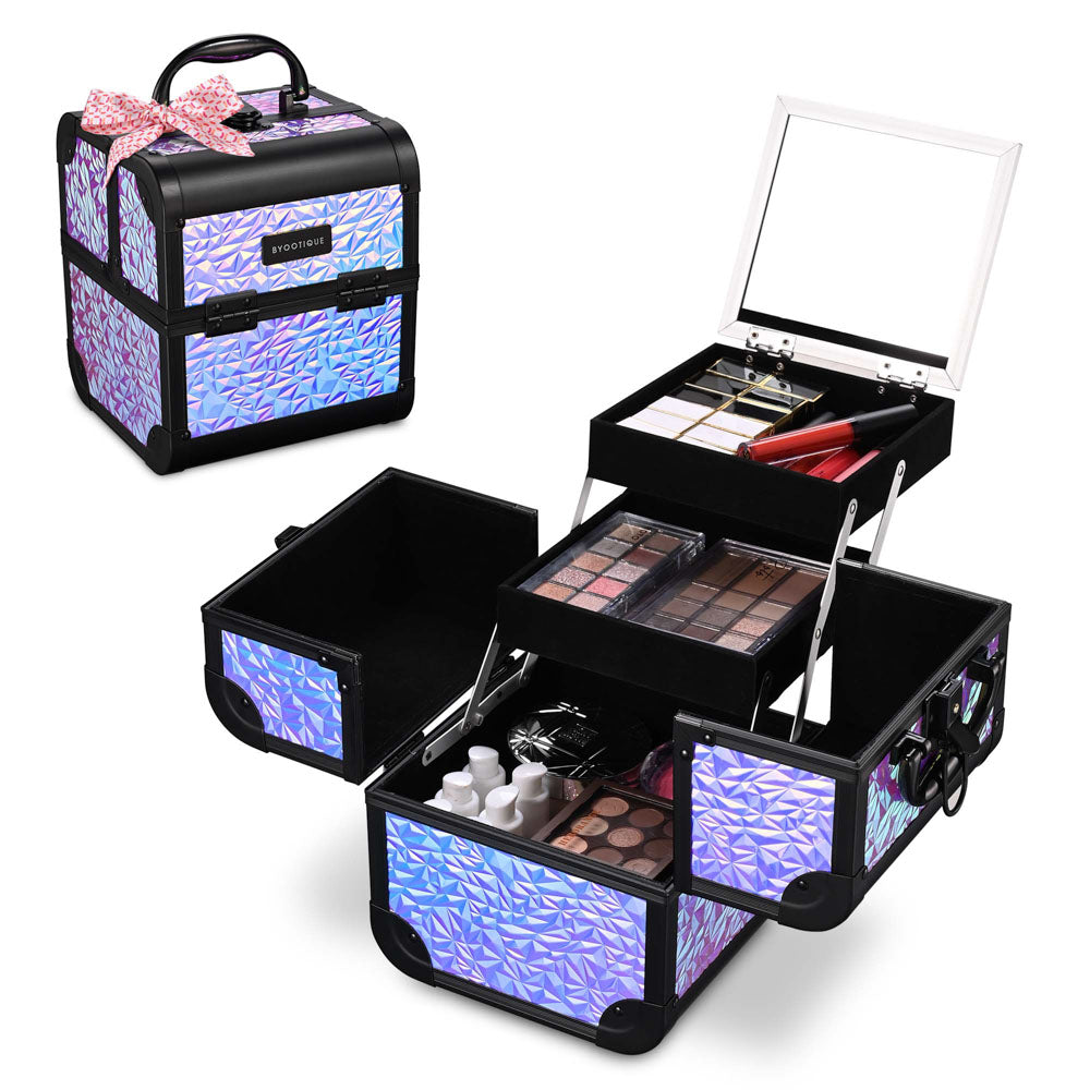 TheLAShop Rolling Makeup Case Set(3) - Mermaid, Rococo, CoyoteButtes,
