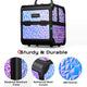 TheLAShop Mermaid Rolling Makeup Case Set(2)