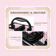 TheLAShop Art Deco Rolling Makeup Case Set(3) Image