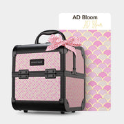 TheLAShop Arc Deco Vanity Makeup Travel Case with Mirror & Trays Image