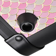 TheLAShop Arc Deco Vanity Makeup Travel Case with Mirror & Trays Image