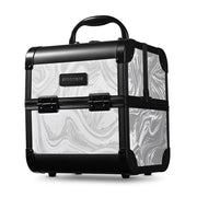 TheLAShop Makeup Train Case with Mirror - Mermaid, Rococo, CoyoteButtes, ForgetMeNot, Art Deco, CB Graystone Image