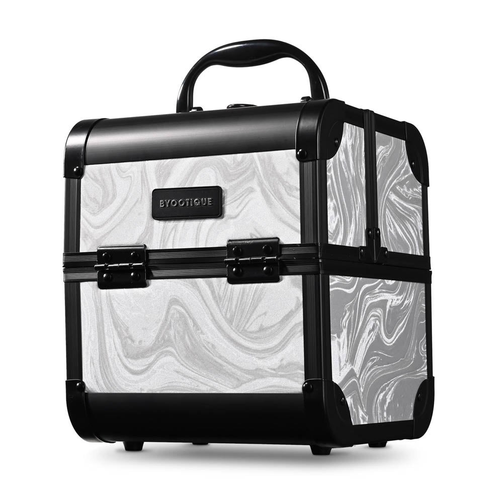 TheLAShop Makeup Train Case with Mirror - Mermaid, Rococo, CoyoteButte