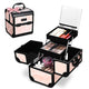TheLAShop Rolling Makeup Case Set(2) - Mermaid, Rococo, CoyoteButtes, ForgetMeNot, Art Deco Image