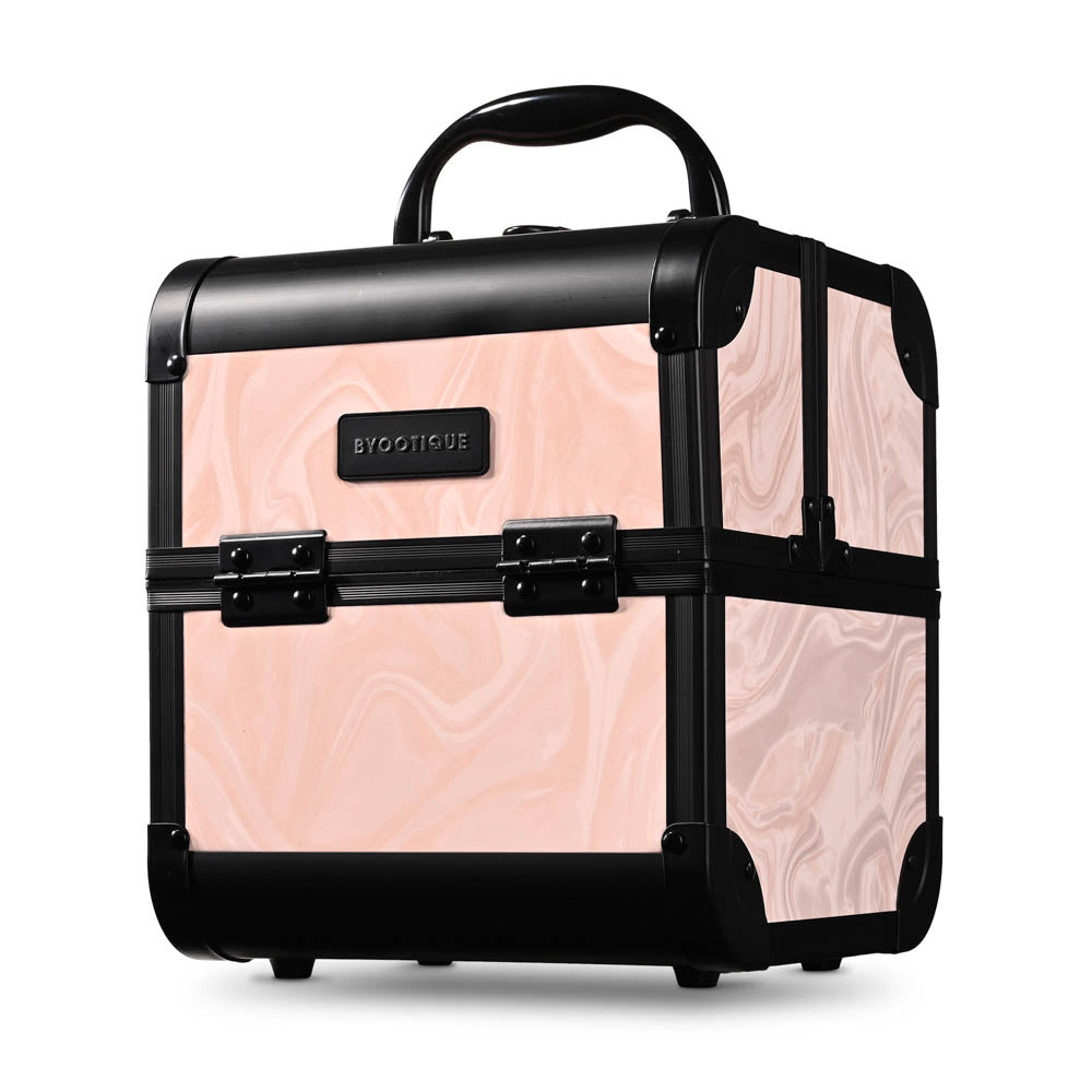 TheLAShop Makeup Train Case with Mirror - Mermaid, Rococo, CoyoteButte