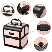 TheLAShop Makeup Case with Mirror & Extendable Tray CoyoteButtes Image