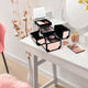 TheLAShop Makeup Case with Mirror & Extendable Tray CoyoteButtes Image