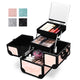 TheLAShop Makeup Case with Mirror & Extendable Tray CoyoteButtes Image